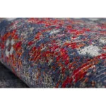 Modern tepih MUNDO E0551 vintage szabadtéri crvena / crne 140x190 cm