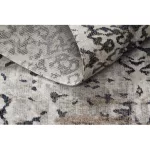 Modern tepih MUNDO E0681 vintage szabadtéri bež / crne 140x190 cm