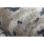 Modern tepih MUNDO E0681 vintage szabadtéri bež / crne 140x190 cm