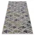 Modern tepih MUNDO D7891 gyémánt, háromszögek 3D szabadtéri siva / bež  160x220 cm