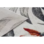 Modern tepih MUNDO E7181 listovi szabadtéri bež / plava 160x220 cm