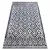 Modern tepih MUNDO E0561 gyémánt, cikcakk 3D szabadtéri plava / bež  180x270 cm