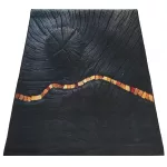 Dywan crne and zlatna N 11 60 x 100 cm tepih