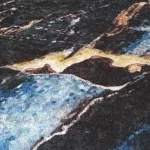 tepih crne&zlatna 02 160 x 220 cm