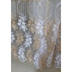  TRD. Gotova zavjesa Brillant 77 bijelo zlatni uzorak 300x180cm