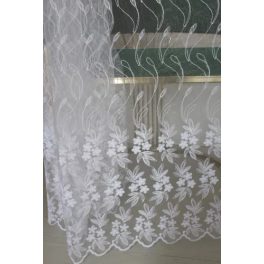  TRD. Gotova zavjesa Brillant 77 Bijeli uzorak 300x160cm