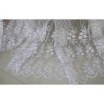  TRD. Gotova zavjesa Brillant 77 Bijeli uzorak 300x160cm