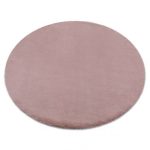  Tepih BUNNY krug roza kotačić 100 cm