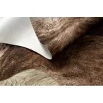 Műbőr tepih G5068-1 smeđa bőr 100x150 cm