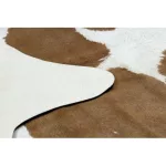 Műbőr tepih G5069-2 bijela smeđa bőr 100x150 cm