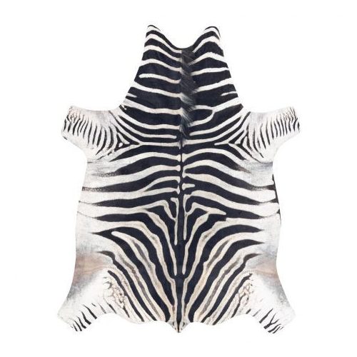 tepih mesterséges marhabőr, Zebra G5128-1 bijela crne bőr 100x150 cm