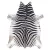 tepih mesterséges marhabőr, Zebra G5128-1 bijela crne bőr 100x150 cm