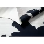 Műbőr tepih G5069-1 bijela crne bőr 155x195 cm