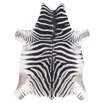tepih mesterséges marhabőr, Zebra G5128-1 bijela crne bőr 155x195 cm