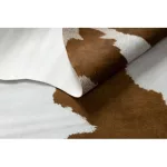 Műbőr tepih G5069-2 bijela smeđa bőr 180x220 cm
