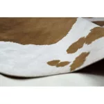 Műbőr tepih G5069-2 bijela smeđa bőr 180x220 cm