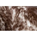 Modern, mosható tepih LAPIN shaggy, csúszásgátló elefántcsont / csokoládé 180x270 cm