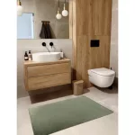 Modern mosótepih POSH shaggy, plüss, vastag, csúszásgátló, zelena 160x220 cm