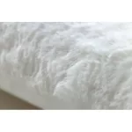  Moderna, periva prostirka POSH krug čupava, pliš, debela, protuklizna, krug slonovače 80 cm
