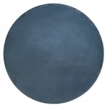  Moderan, perivi tepih POSH circle shaggy, pliš, debeli, protuklizni, plavi krug 80 cm