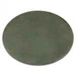  Moderna, periva prostirka POSH circle shaggy, pliš, debela, protuklizna, zeleni krug 80 cm