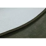  Moderna, periva prostirka POSH circle shaggy, pliš, debela, protuklizna, zeleni krug 80 cm