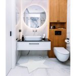  Kab. Moderni perivi tepih SHAPE 3148 Star shaggy - bjelokostni pliš, protuklizni 80x80 cm