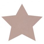 Kab. Moderni perivi tepih SHAPE 3148 Star shaggy - rumeno ružičasti pliš, protuklizni 80x80 cm