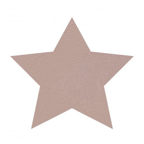 Kab. Moderni perivi tepih SHAPE 3148 Star shaggy - rumeno ružičasti pliš, protuklizni 80x80 cm