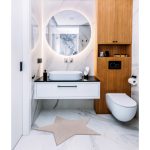 Kab. Moderni perivi tepih SHAPE 3148 Star shaggy - rumeno ružičasti pliš, protuklizni 80x80 cm