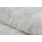  Kab. Moderni perivi tepih SHAPE 3146 Medvjedić čupavi - bjelokostni pliš, protuklizni 80x96 cm