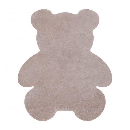  Kab. Moderni perivi tepih SHAPE 3146 Medvjedić čupavi - rumeno ružičasti pliš, protuklizni 80x96 cm