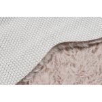  Kab. Moderni perivi tepih SHAPE 3146 Medvjedić čupavi - rumeno ružičasti pliš, protuklizni 80x96 cm