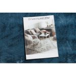  Kab. Moderni perivi tepih SHAPE 3146 Medvjedić čupavi - plavi pliš, protuklizni 80x96 cm