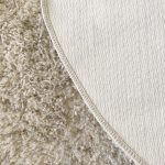  Okrugli tepih boje devine boje, ecru