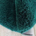  Dy. Kružni tepih od deve, zeleni tepih