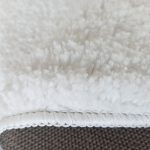  Dy. Kružni tepih od deve, bijeli tepih