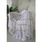  TRD. Gotova zavjesa Cairo bijelo-zlatni uzorak 200x160cm