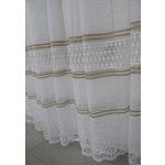  TRD. Gotova zavjesa Cairo bijelo-zlatni uzorak 300x180cm