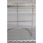  TRD. Gotova zavjesa Cairo bijela siva s uzorkom 300x250cm