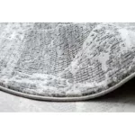Modern REBEC tepih rojt 51186B Márvány  - két szintű gyapjú krem / siva 80x150 cm