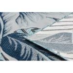 tepih BOTANIC 65242 Perie, cik-cak, lapos szőtt - aqua plava 137x190 cm