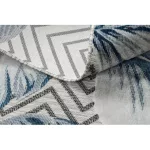 tepih BOTANIC 65242 Perie, cik-cak, lapos szőtt - siva 137x190 cm