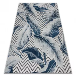   tepih BOTANIC 65242 Perie, cik-cak, lapos szőtt - siva 176x270 cm