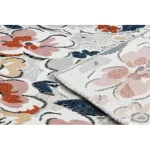 tepih BOTANIC 65239 Virágok, lapos szőtt - siva 78x150 cm