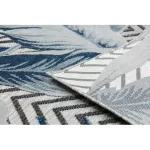 tepih BOTANIC 65242 Perie, cik-cak, lapos szőtt - siva 78x150 cm