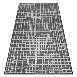   Fonott sizal tepih SION vonalak 22144 lapos szövött crne / ecru 200x290 cm