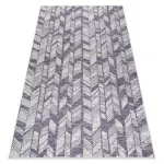 Fonott sizal tepih SION 22180 lapos szövött ecru / plava / ružičasta 80x150 cm