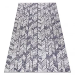   Fonott sizal tepih SION 22180 lapos szövött ecru / plava / ružičasta 80x150 cm