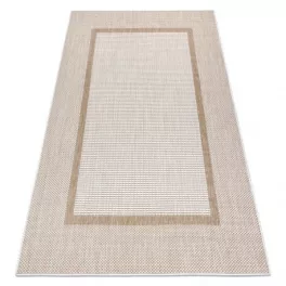   Fonott sizal tepih SION 21782 lapos szövött ecru / bež 80x150 cm